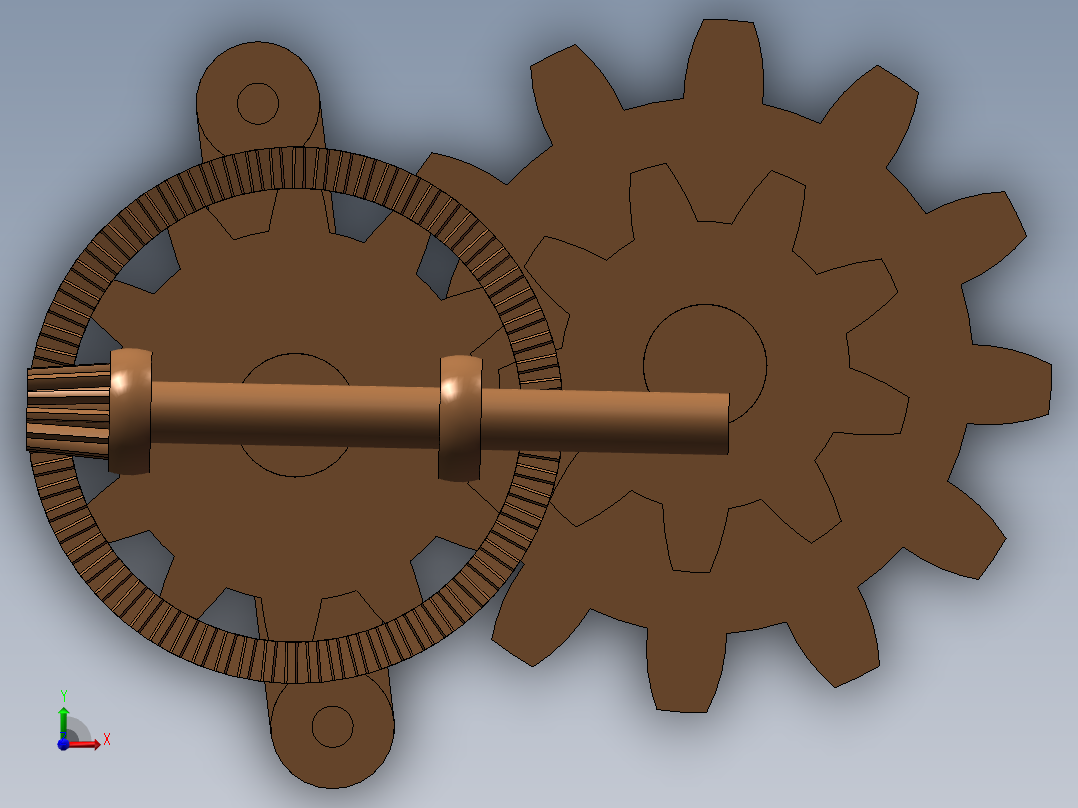 齿轮  SW16前视图