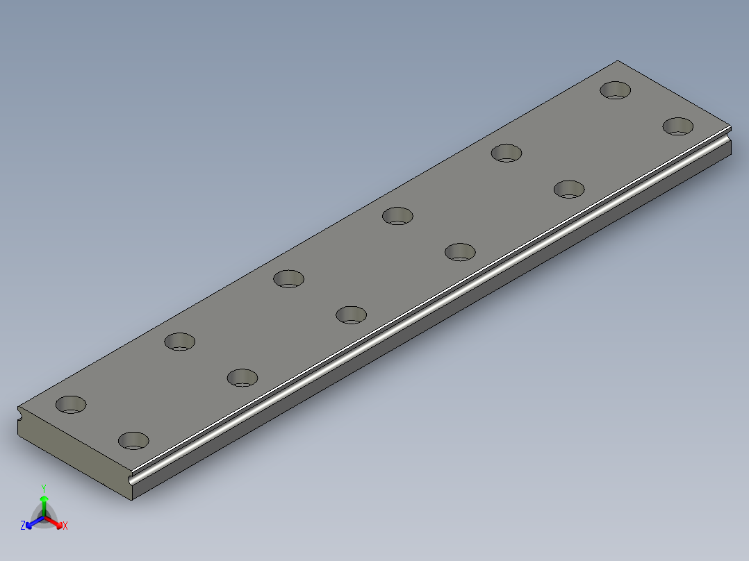 V2-MGW15C导轨正等轴测图