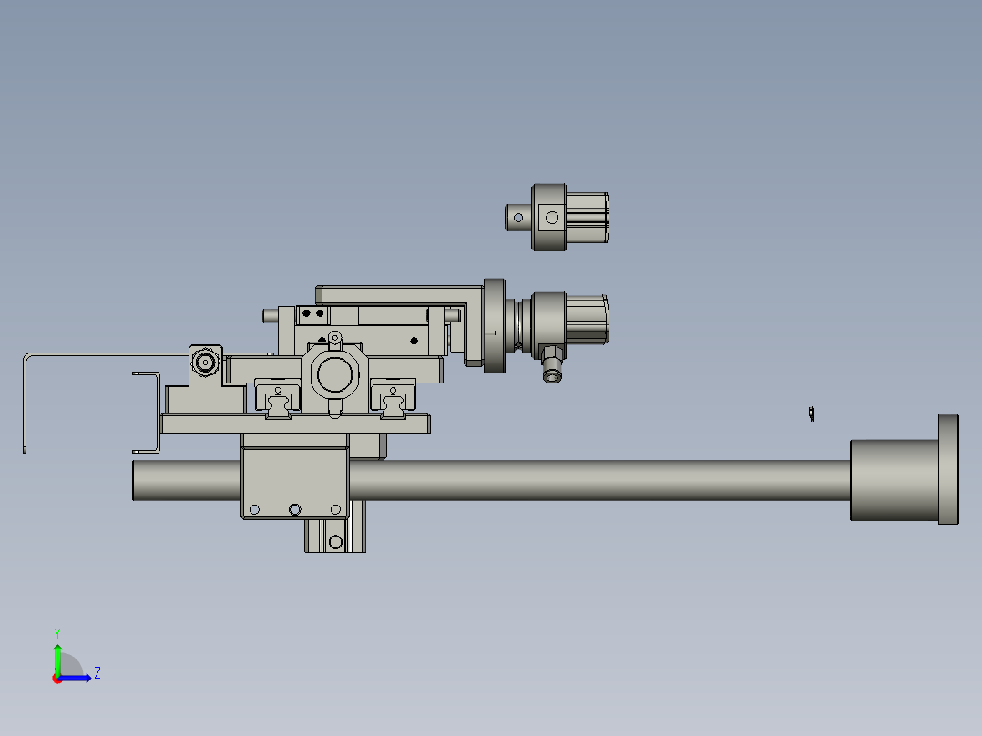 ZK03008挡片移栽组件左视图