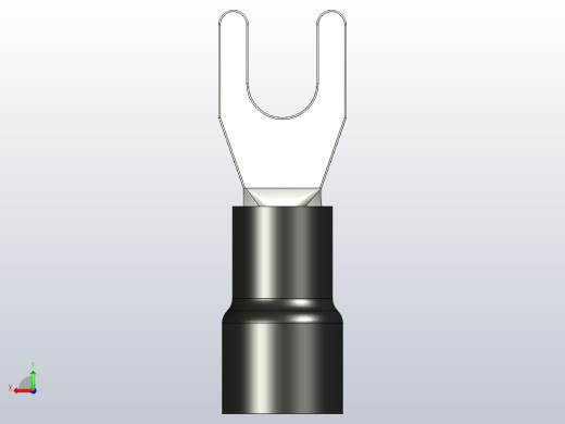 绝缘扁平端子2.5-4毫米(AWG14-12)后视缩略图