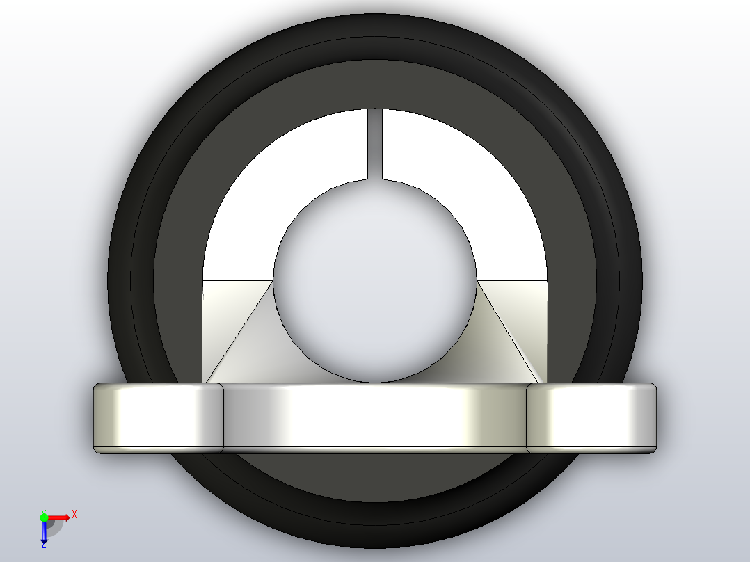 绝缘扁平端子2.5-4毫米(AWG14-12)俯视图