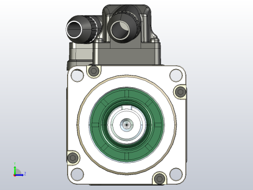MHT标准直轴伺服减速电机60mht4左视缩略图