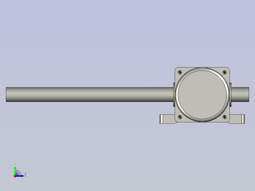 推杆马达(60W水平)装配体1H左视缩略图