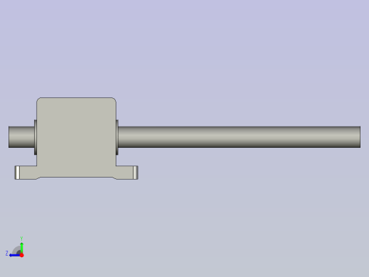 推杆马达(60W水平)装配体1H右视缩略图