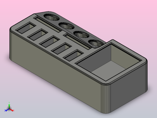 笔和USB夹12正等轴测缩略图