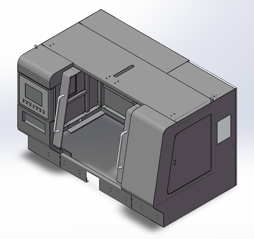 数控床身钣金外罩