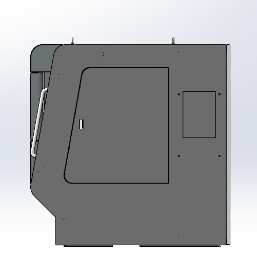 数控床身钣金外罩