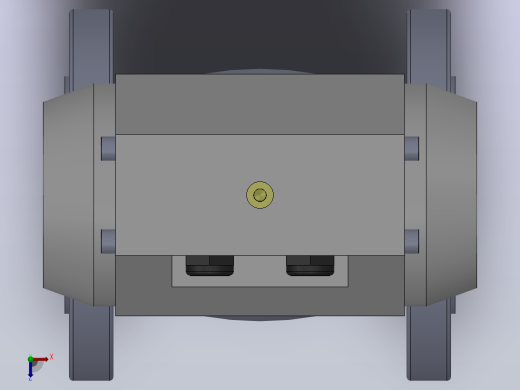 RV V641F气动V形调节球阀[RV V641H-25P]通径65俯视缩略图