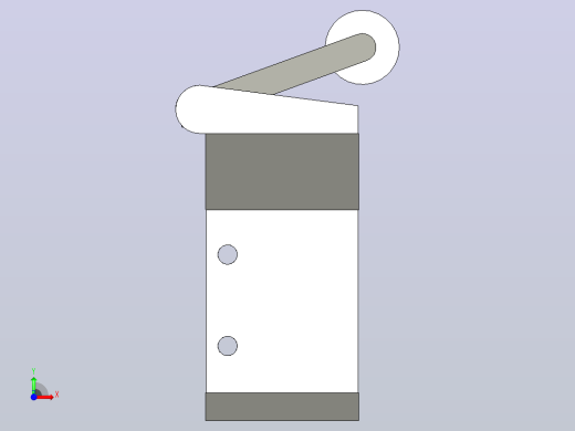 阀门，气动，14NPT，3way，罗尔。杠杆前视缩略图