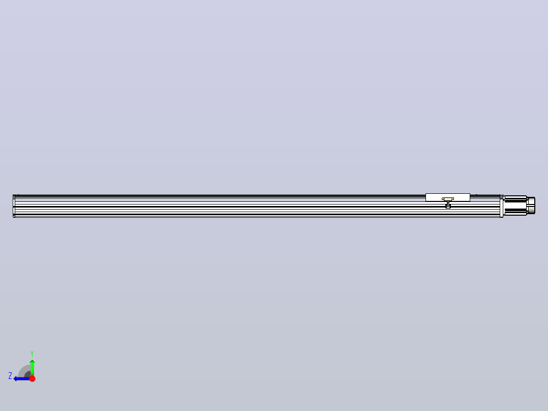 日规模组半封闭丝杆TPA-HNR-220D-3210C-L2050-M-C-P1K-N3右视图