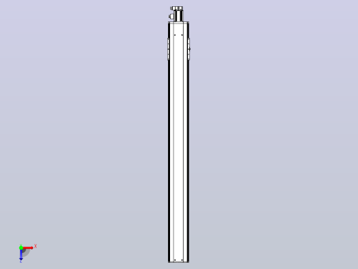 日规模组半封闭丝杆TPA-HNR-220D-3210C-L2050-M-C-P1K-N3俯视缩略图