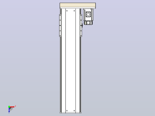 日规模组半封闭丝杆TPA-HNR-220D-3210C-L700-ML-C-P1K-N3俯视缩略图