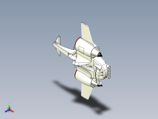 概念飞机3D模型