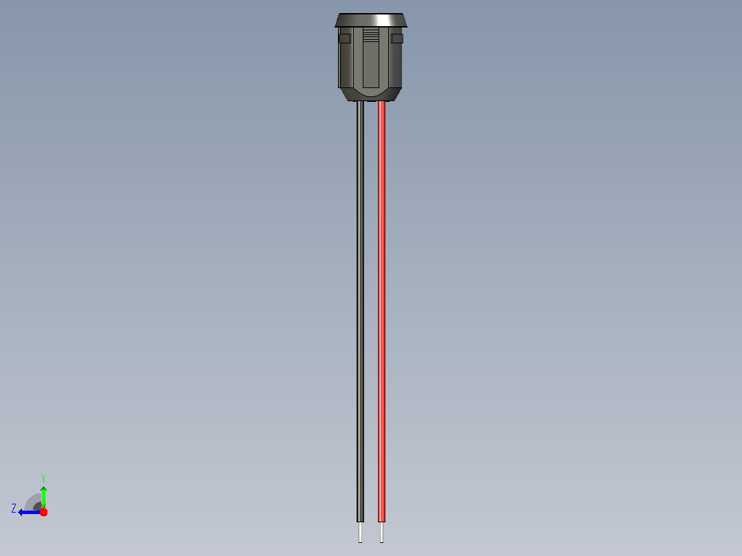 USB C 面板安装右视图