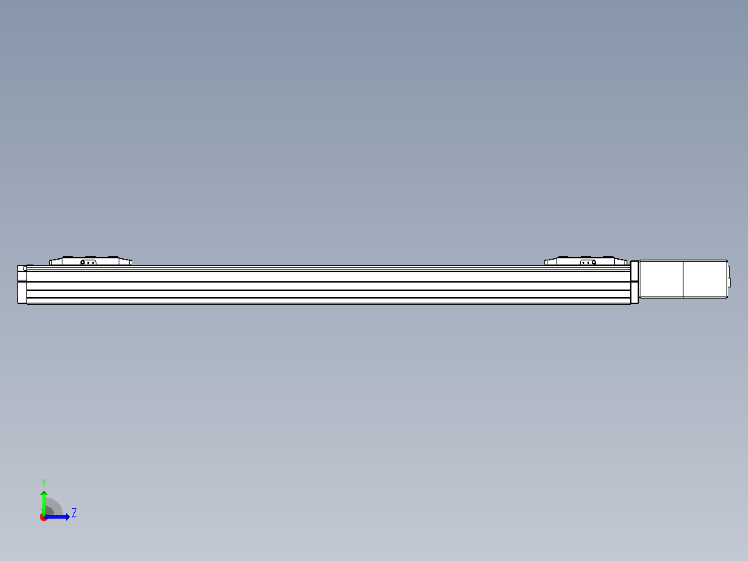 皮带直线轴双滑块型TPA-GCBS-80-P60-L325-QL-M20-N3左视图