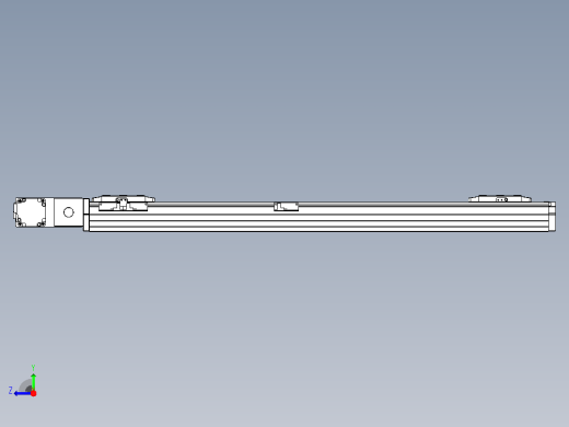 皮带直线轴双滑块型TPA-GCBS-80-P60-L325-QL-M20-N3右视缩略图