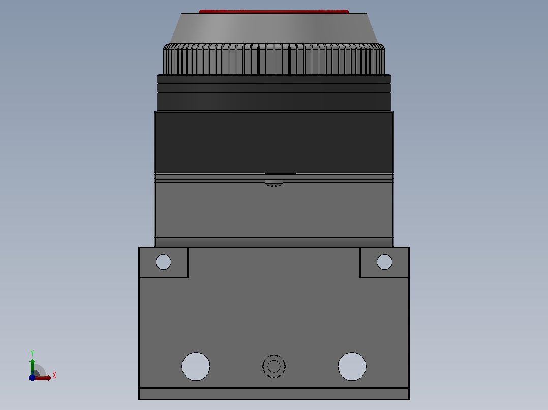QVM100系列按钮阀[QVM131-01-33R]前视图