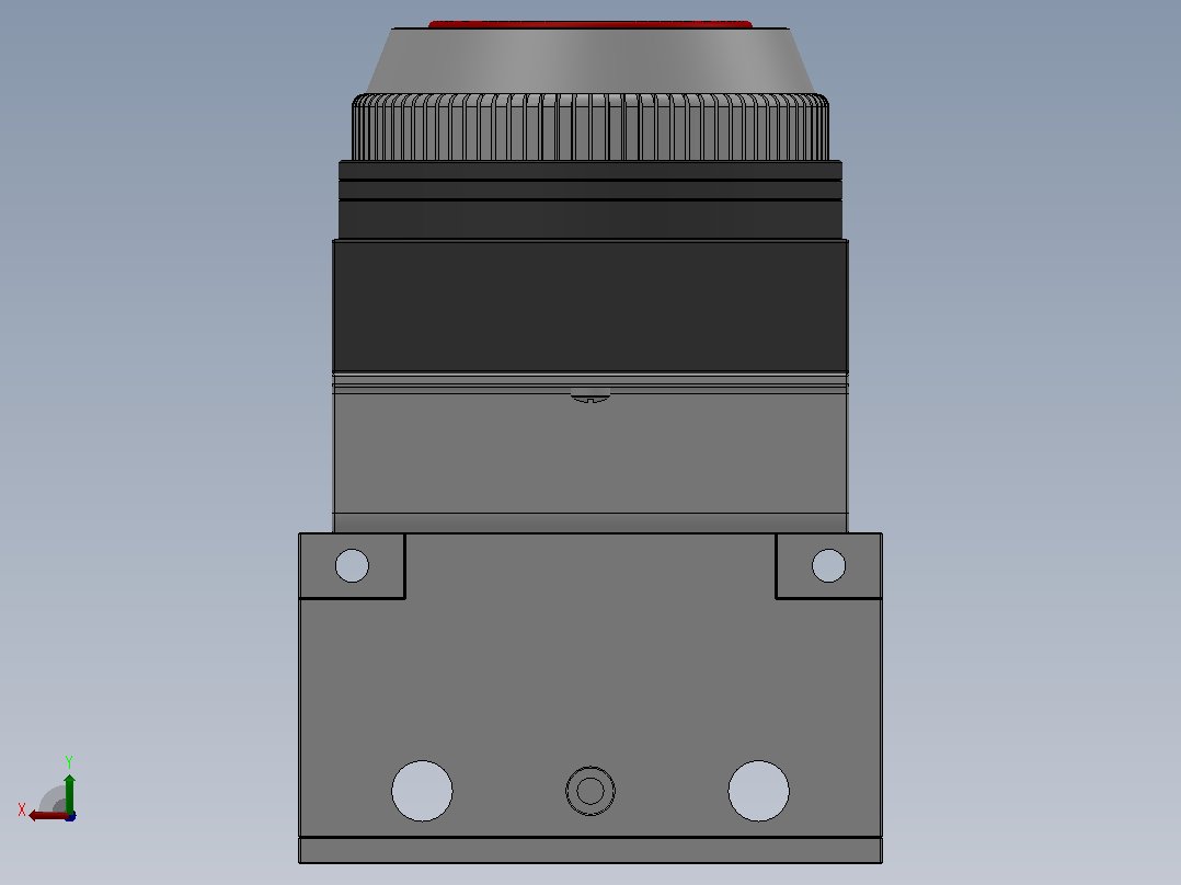 QVM100系列按钮阀[QVM131-01-33R]后视图