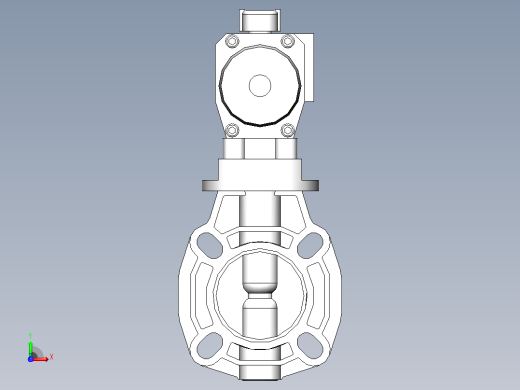 butterfly_valve_pneumatic_actuation_da_d_63_-_75蝶阀前视缩略图