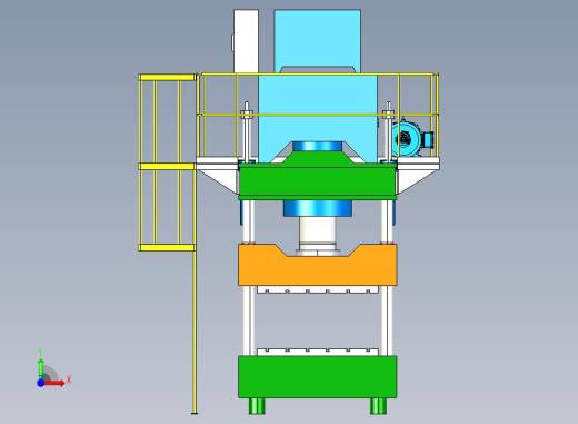 B15-机床600T油压机前视缩略图