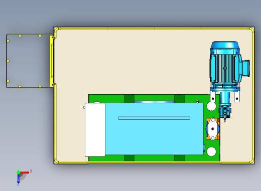 B15-机床600T油压机俯视缩略图