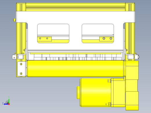 安装输送机上散装工件的拆分刷子后视缩略图