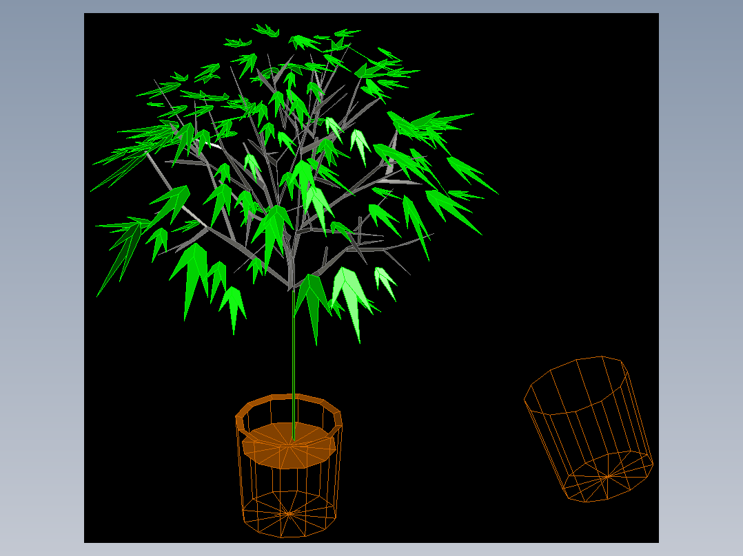 室内家具及植物三维模型四-HH005
