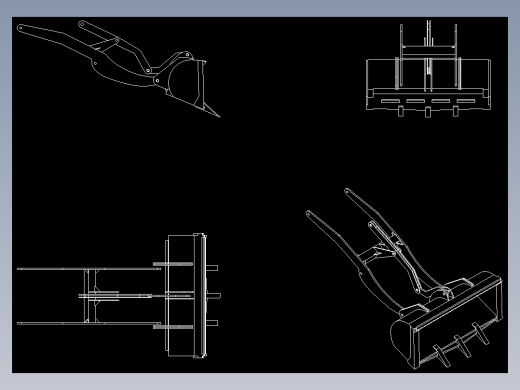装载机举升机构装配图