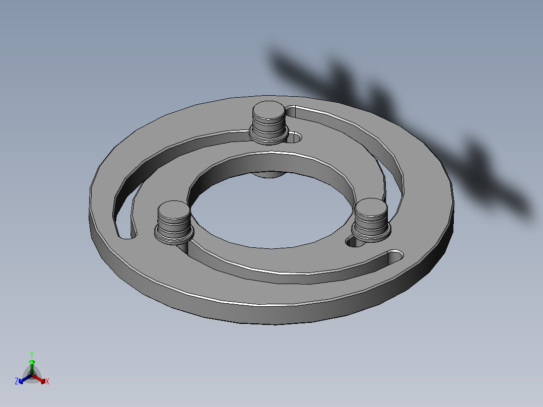法兰盘..zip正等轴测图