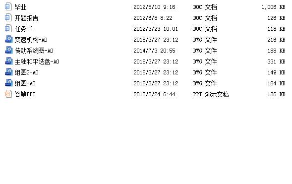 T6112卧式镗床设计 包含CAD图纸和说明文档参考