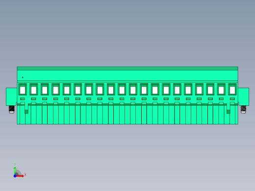 DEGSON 2EDG（M） 系列 5.0mm 螺丝锁紧可插拔接线端子组-2EDGKAM-5.0-20P-14-00AH前视缩略图