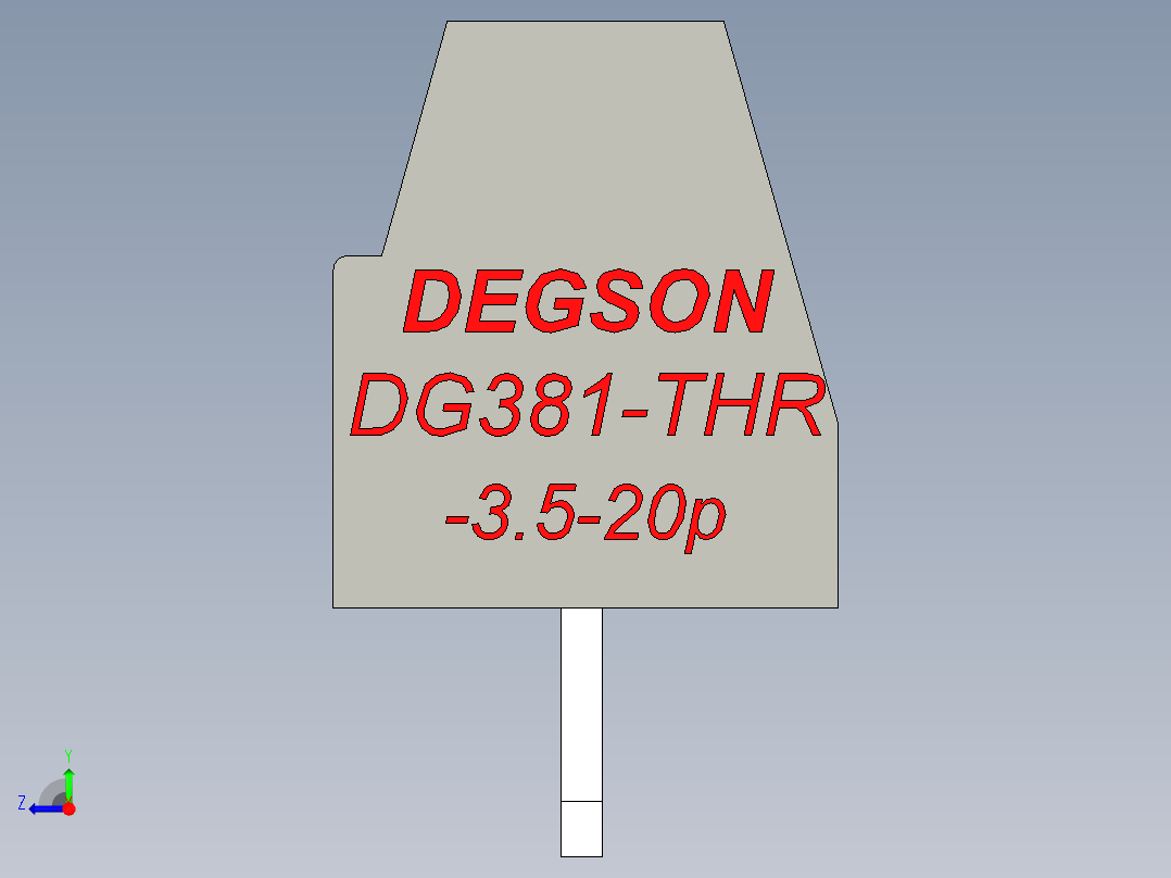 DG381-THR-3.5-20P-14-00AH右视图