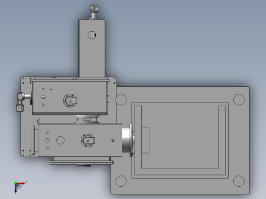高温、真空卸料机俯视缩略图