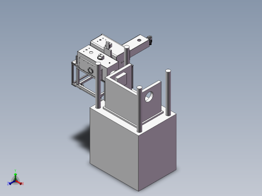 高温、真空卸料机正等轴测缩略图