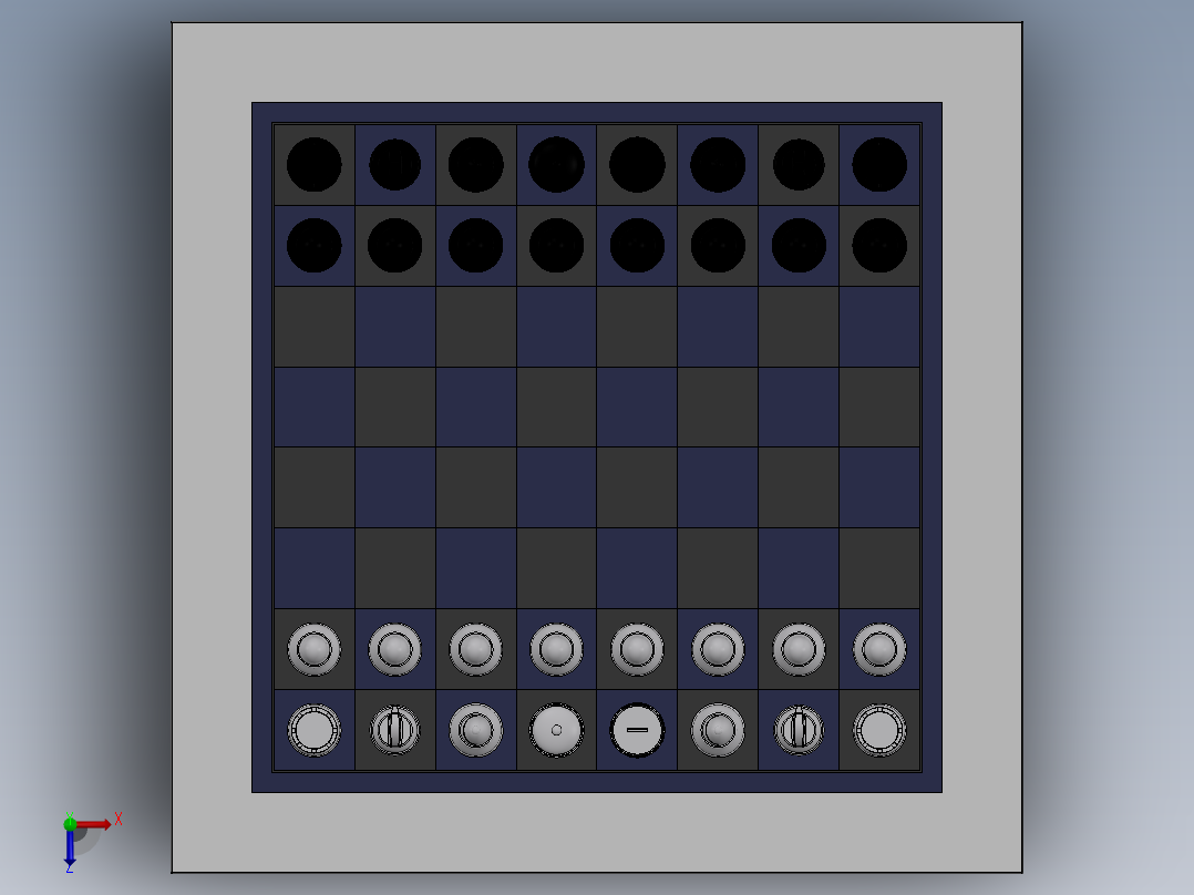象棋17俯视图