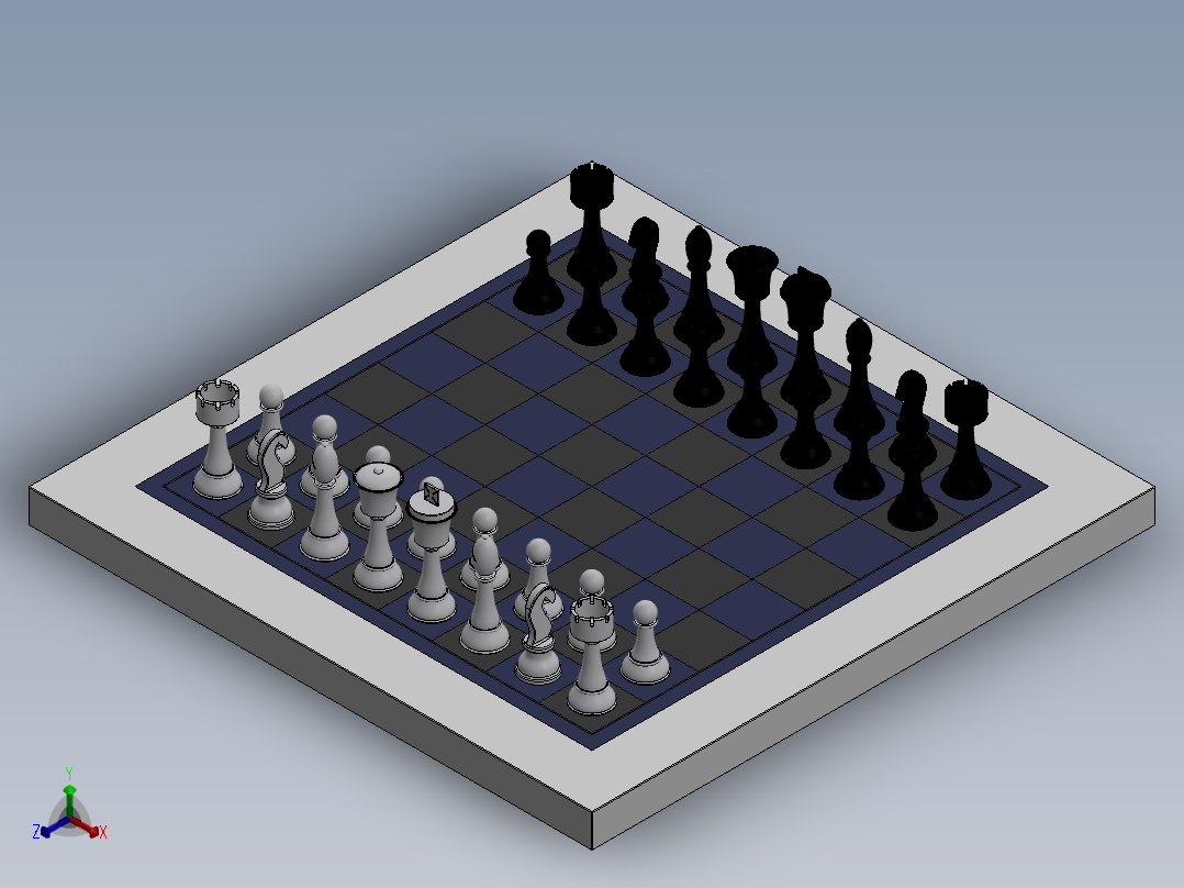 象棋17正等轴测图