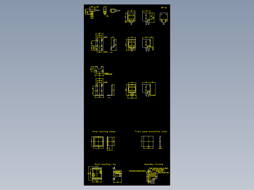 基恩士ap_40_cad_kc图纸模型