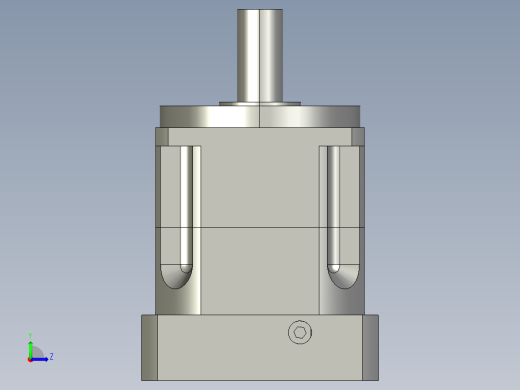 斜齿PGH115-L1 28-110-145-M8-130WZ CZ25.STEP左视缩略图