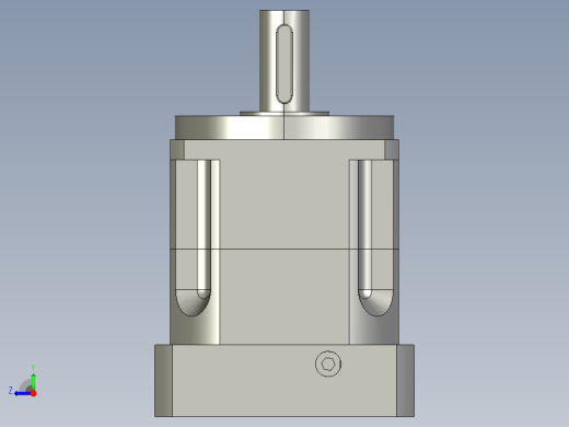 斜齿PGH115-L1 28-110-145-M8-130WZ CZ25.STEP右视缩略图