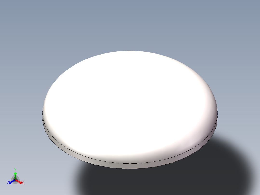 EHA椭圆形封头DN650正等轴测图