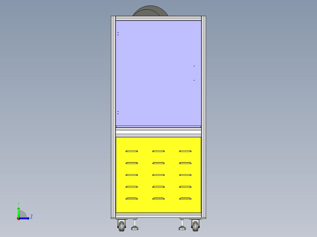 多头螺丝自动锁付机左视图