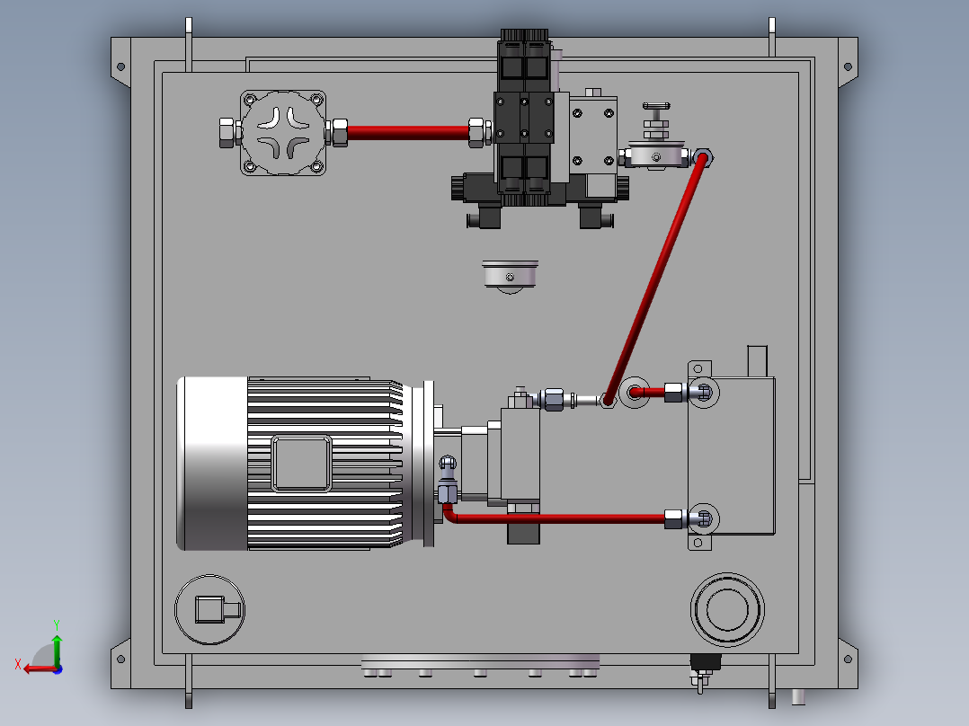 油源泵站系统611687后视图