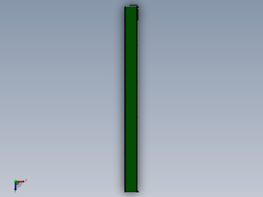 10米PVC输送线 3D模型俯视缩略图