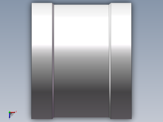 管箍-等径有边 DN50俯视缩略图