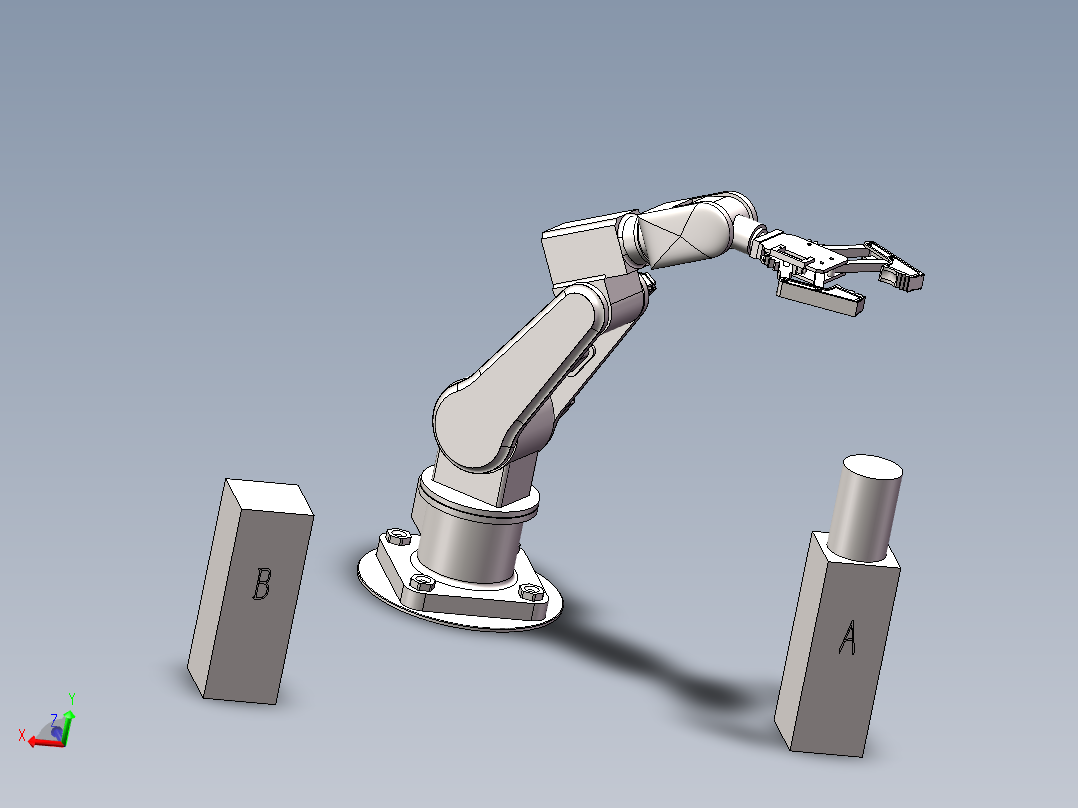 三轴旋转机械臂