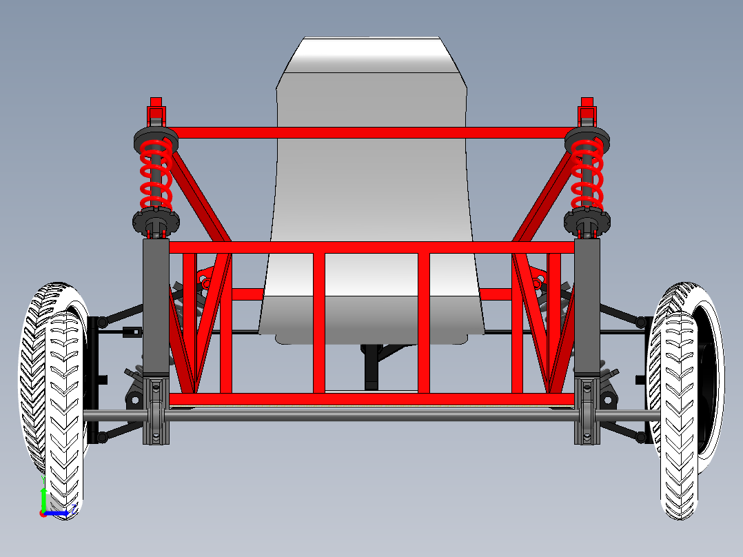 平行个人驱动混合车左视图