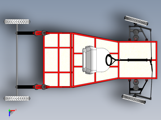 平行个人驱动混合车俯视缩略图
