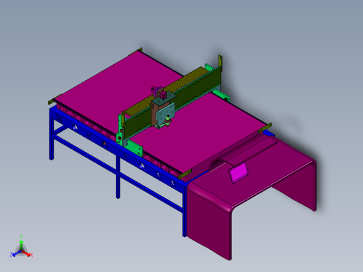 大型高密度板雕塑模具机