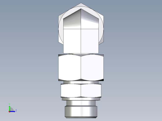 卡套式工业通用硬管接头EO_Assembled_adjustable_standpipe_elbow_EVW25SR71左视缩略图