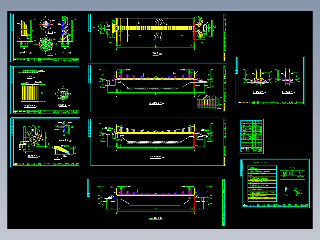 深圳坪地镇铁桥-66m人行悬索桥 铁桥7